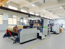 Machine de fabrication de sacs en papier à poignée torsadé entièrement automatique